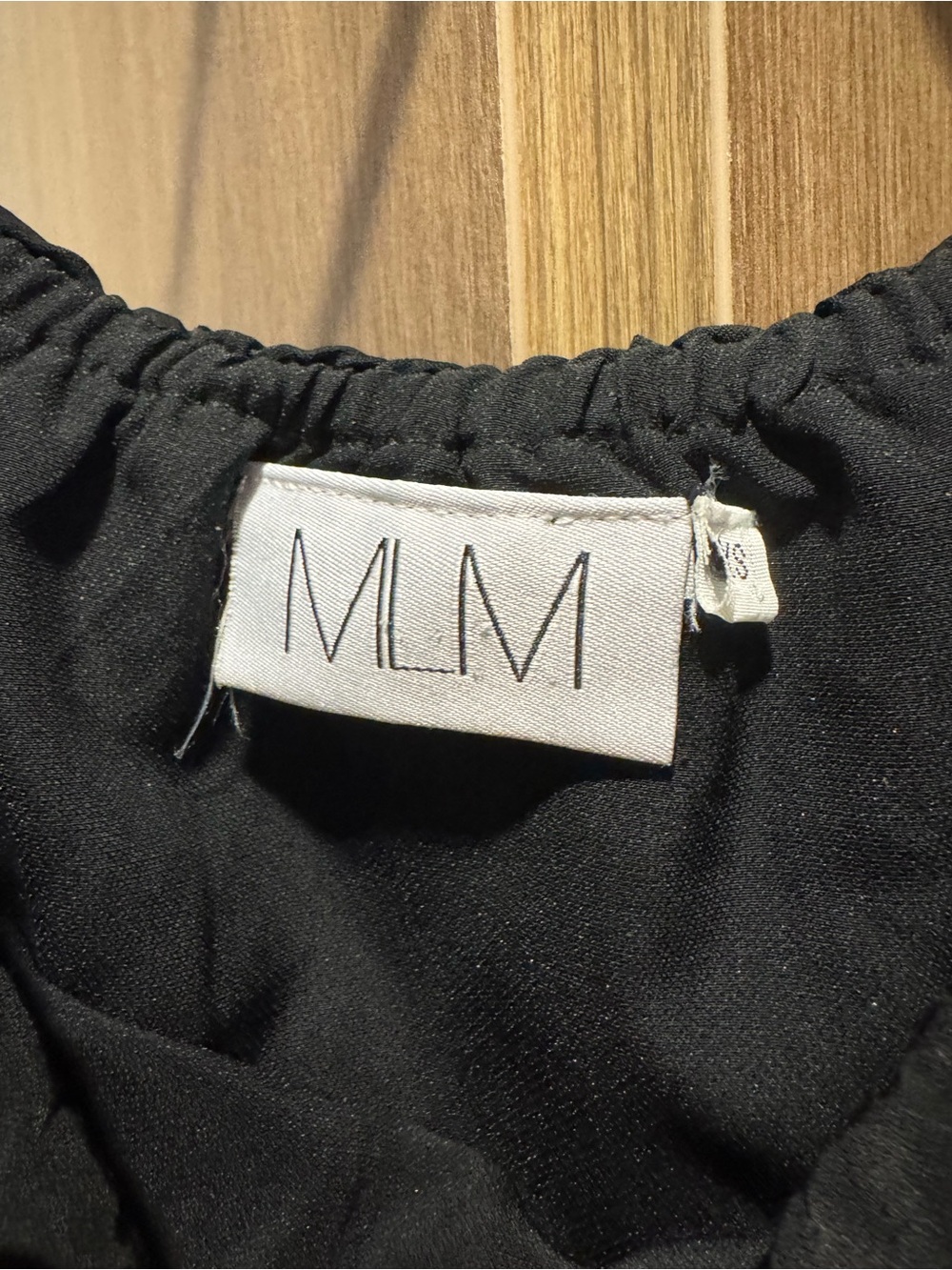MLM Black One-Shoulder Ruffle Dress - Picture 2 of 3